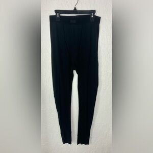 Skims Black Boxer Joggers Size Large High Waisted